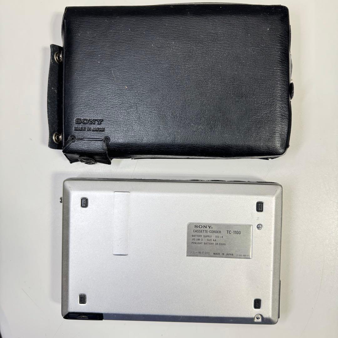 Y*o様 【ジャンク】 SONY TC-1100カセットプレーヤー REC機能付