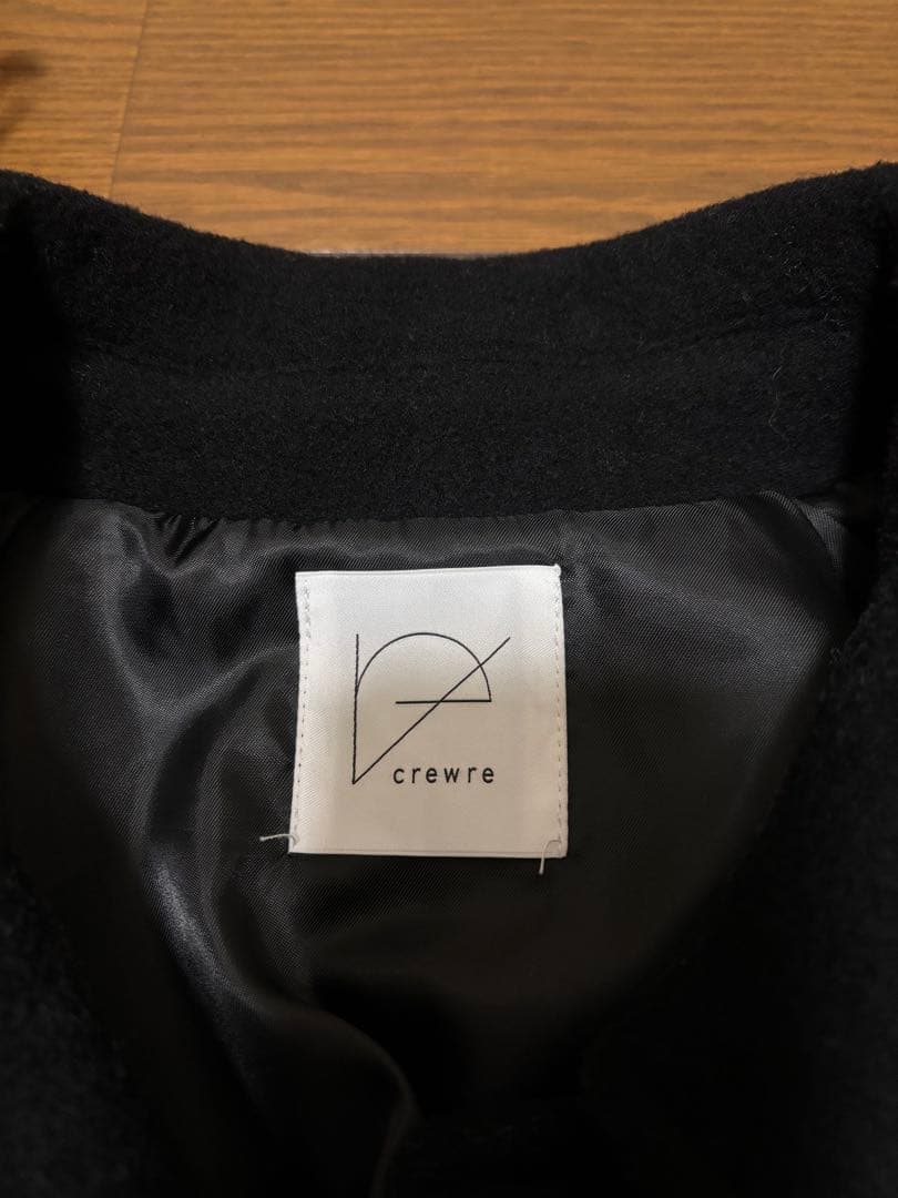 クルーレ リバーロングステンカラーコート black サイズ2 - メルカリ
