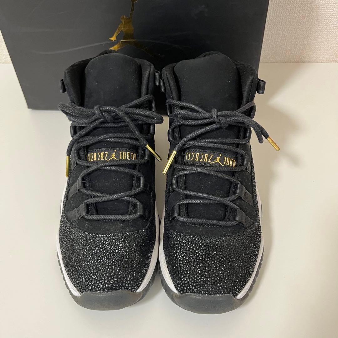 【美品】NIKE★AIR JORDAN11 RETRO PREM★22.5 黒
