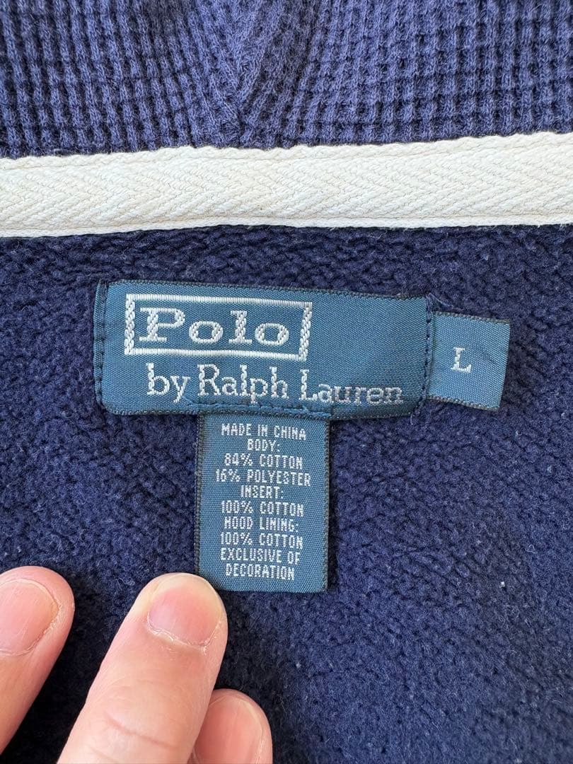 Polo by Ralph Lauren フード付きジップパーカー L