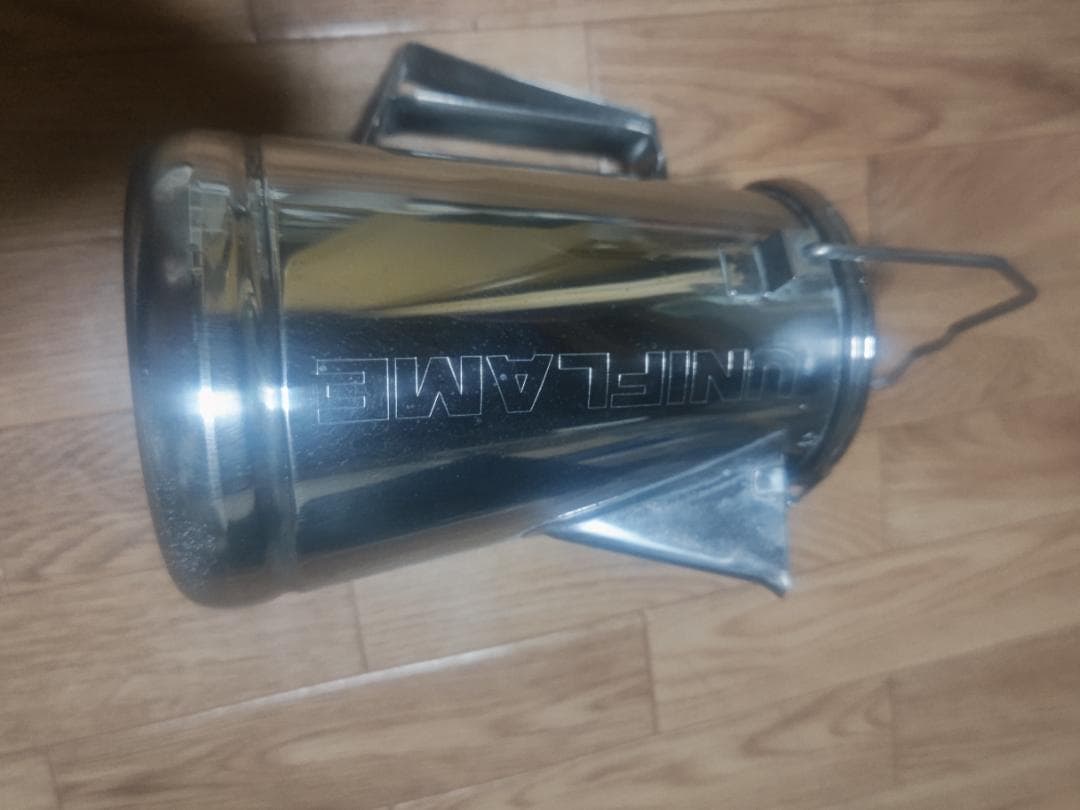ユニフレーム キャンプケトル中古美品 磨きスレキズ程度です。使用僅か