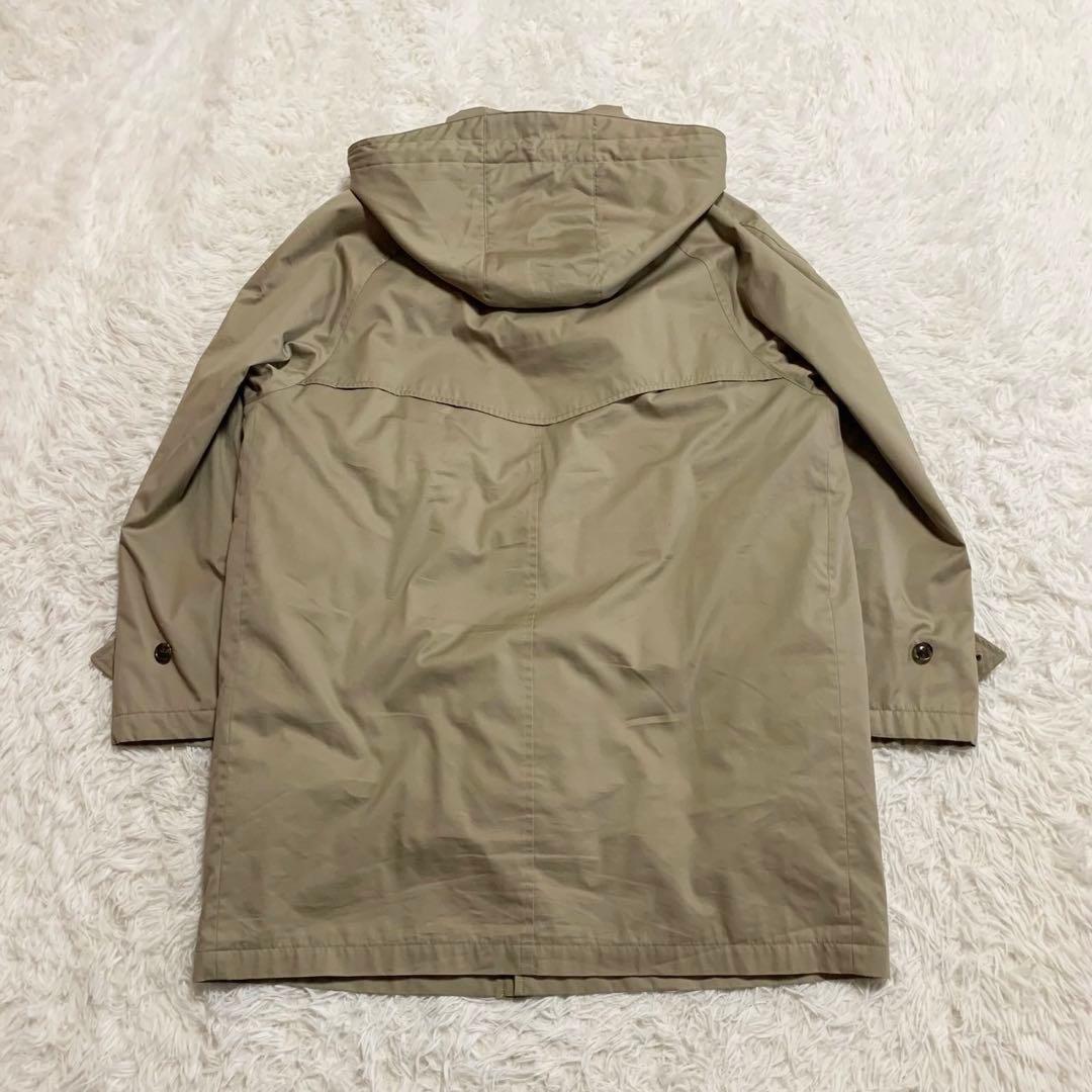 極上の4way仕様 バーバリーロンドン 亜麻色系 モッズコート ダウン