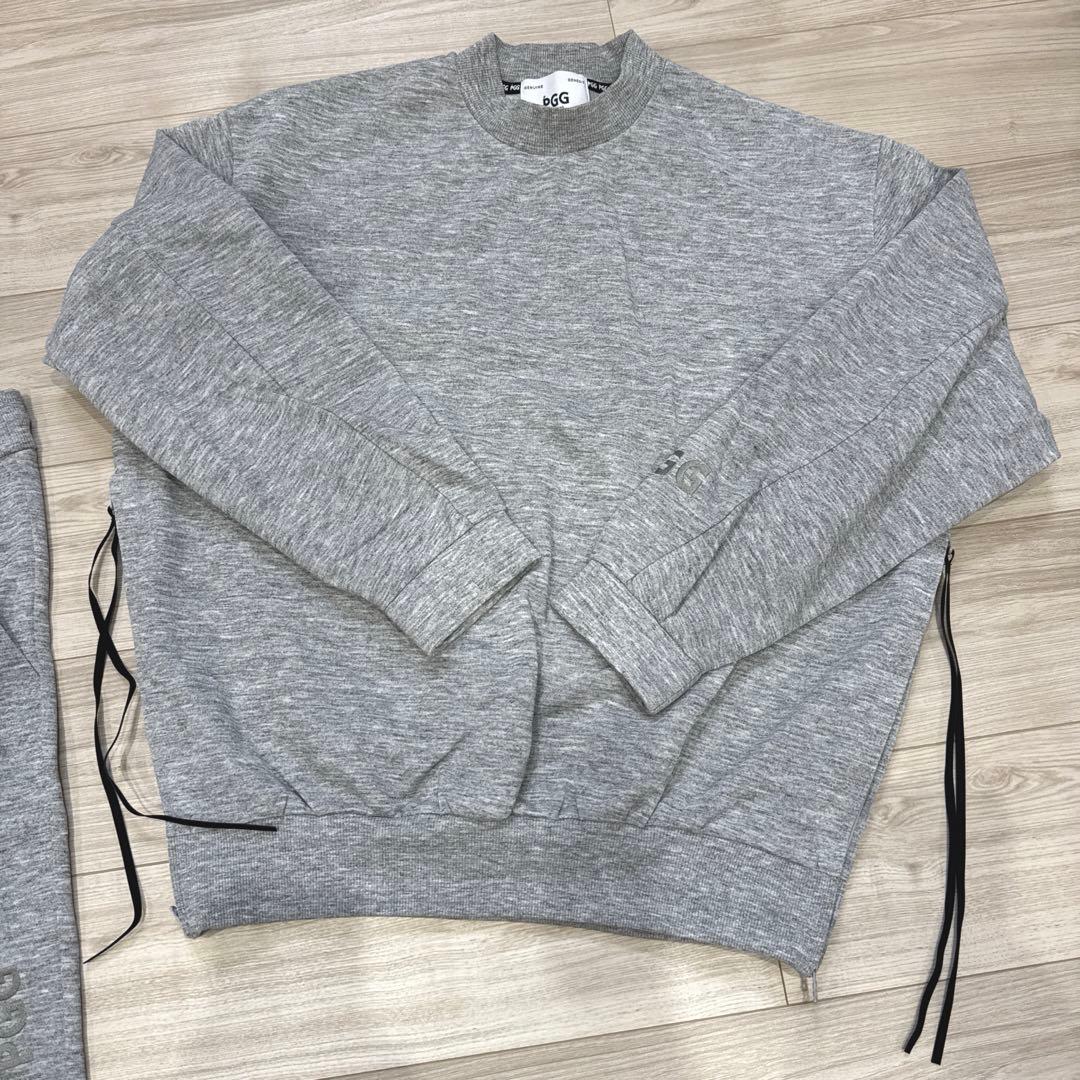 最終価格　PGG メンズ　ゴルフ　スウェット　上下セット　XL グレー