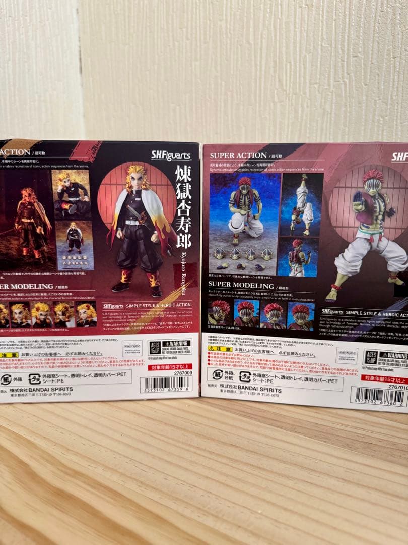 323、S.H.Figuarts 猗窩座＆煉獄杏寿郎