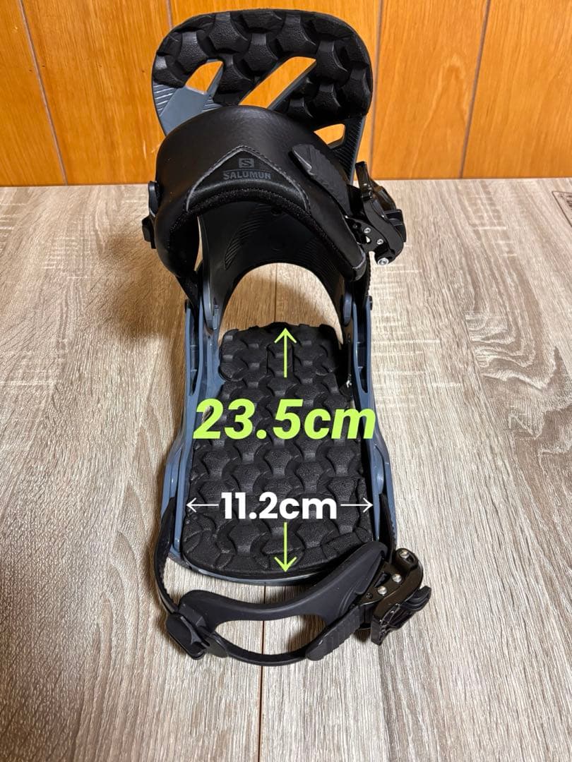 Salomon スノーボードビンディング Ｓサイズ グレー/ブラック