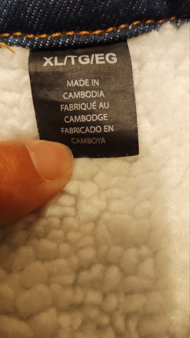 〈ほぼ未使用〉Levi's デニムジャケ裏ボア/リバーシブル/Lと交換したいな