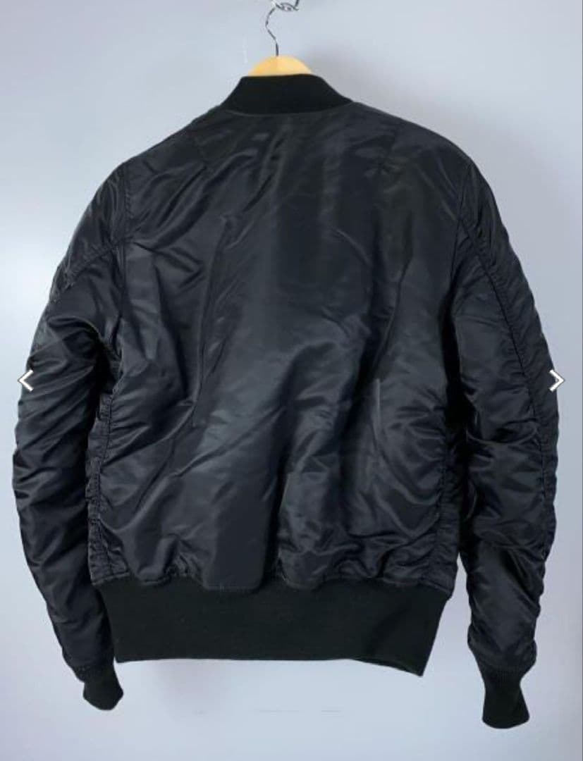 【美品】【アルファ】【Lサイズ】【MA-1】【人気ブラック】【フライト】【短丈】