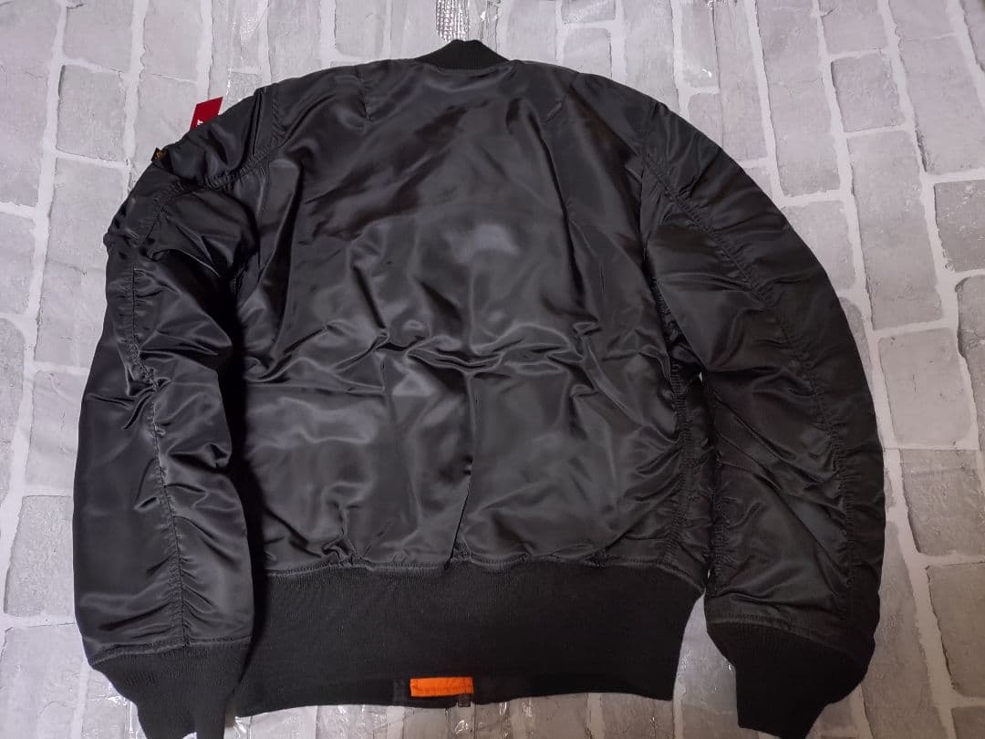 【美品】【アルファ】【Lサイズ】【MA-1】【人気ブラック】【フライト】【短丈】