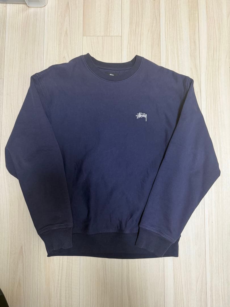 Stussy ネイビー トレーナー Mサイズ