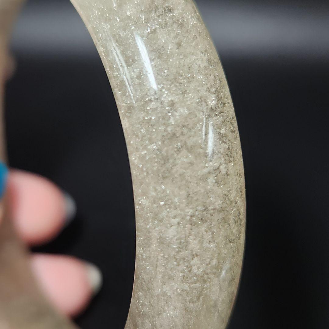 激レア！【新品】天然リビアングラス バングル ★ 安心の鑑別つき