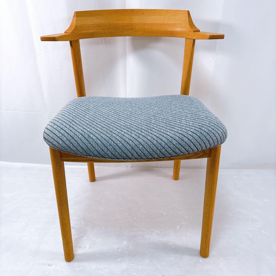 【極美品】ナガノインテリア ダイニングチェア アームチェア DC355