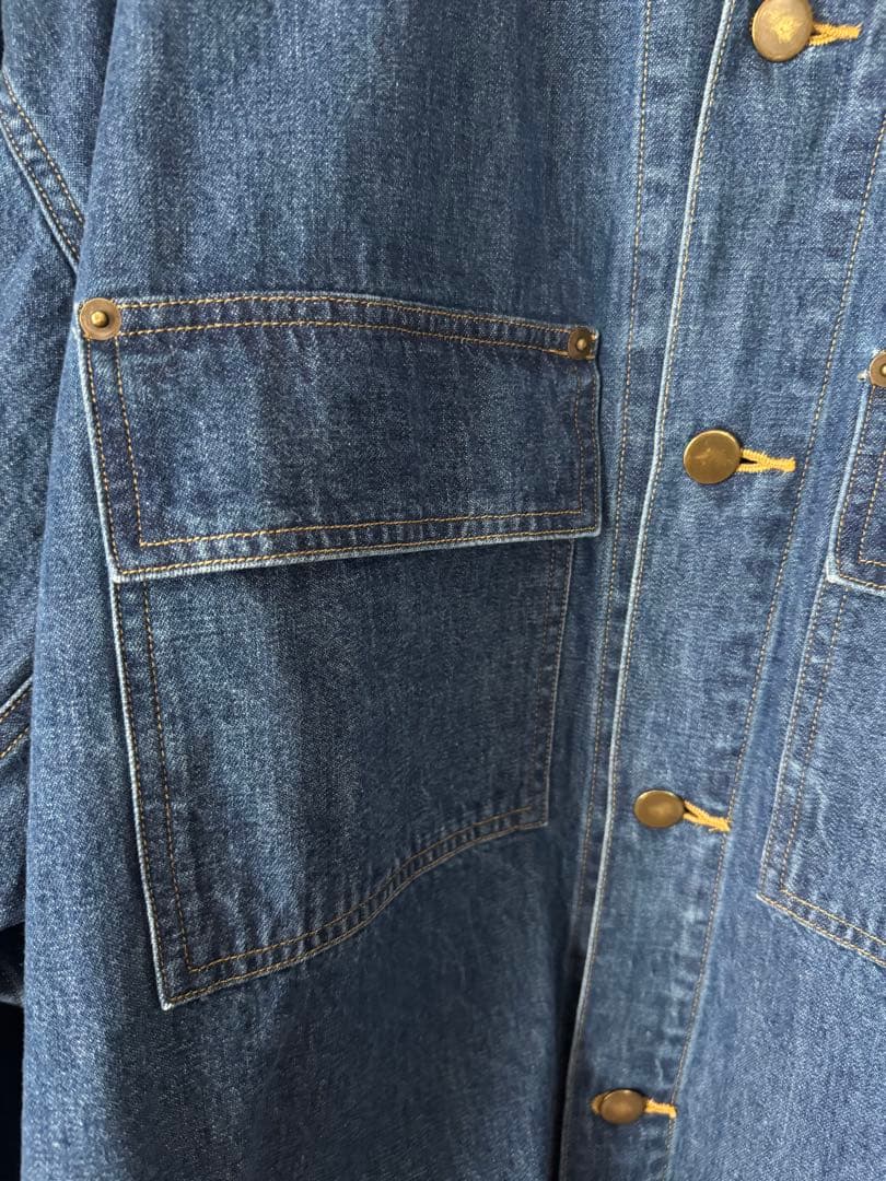 トップス AURALEE 25SS SELVEFGE OZ DENIM SHIRT