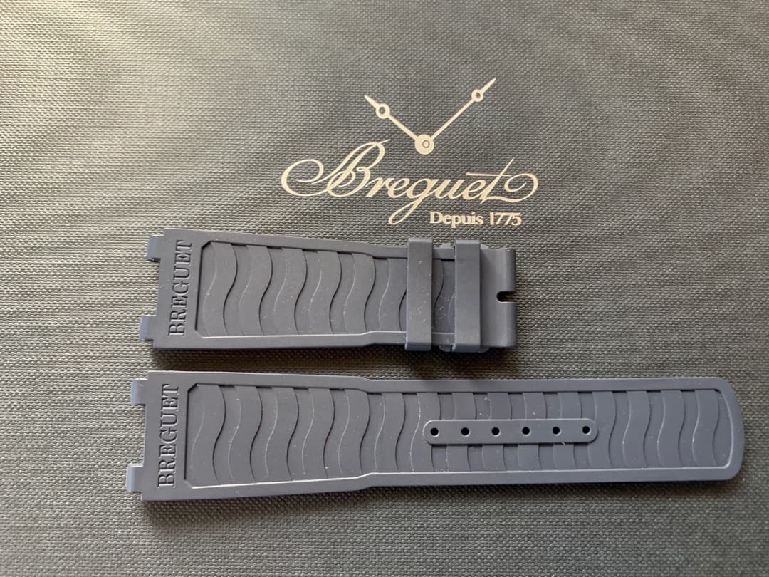 ブレゲマリーン 5527用（クロノグラフ）純正ラバーベルト - メルカリ