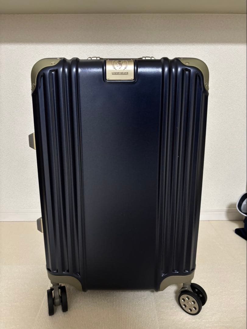 ネイビー アルミニウム合金 キャリーケース
