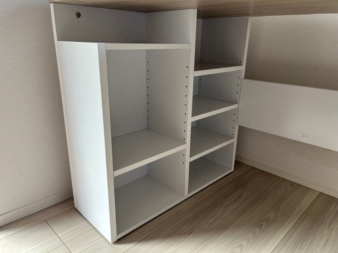 【再出品】LOWYA サンタメント　パソコンデスク　勉強机［幅100］