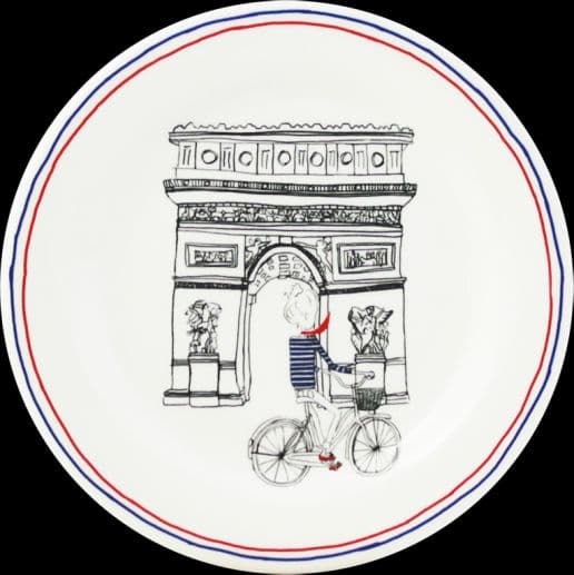 Moe様専用】2枚まとめ買い エッフェル塔・凱旋門カナッペプレート