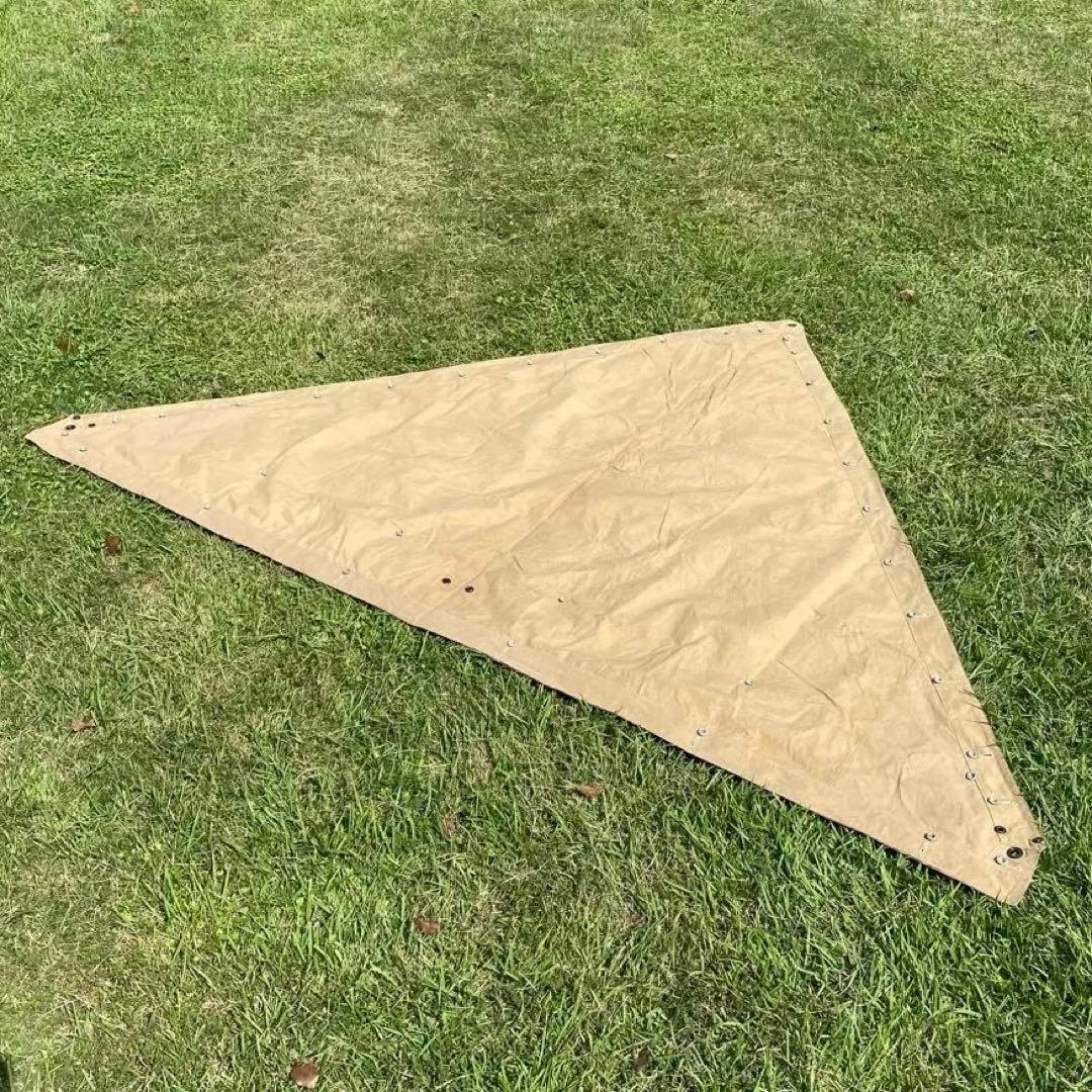 【レア】フランス軍　軍幕　M51　リザードカモ　１枚　ポンチョ　テント