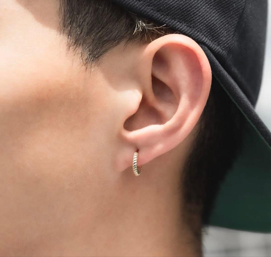 AVALANCHE 10K イエローゴールド ピアス 11mm