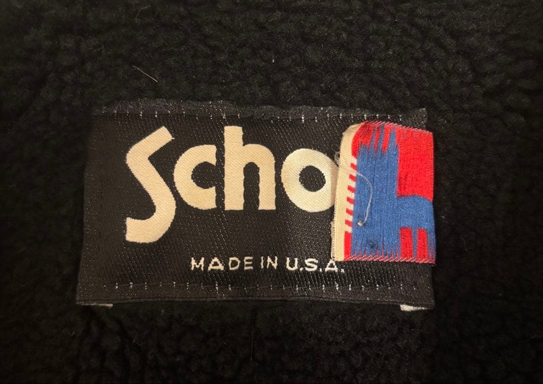 【人気】schott ライダースジャケット　641 黒　本革