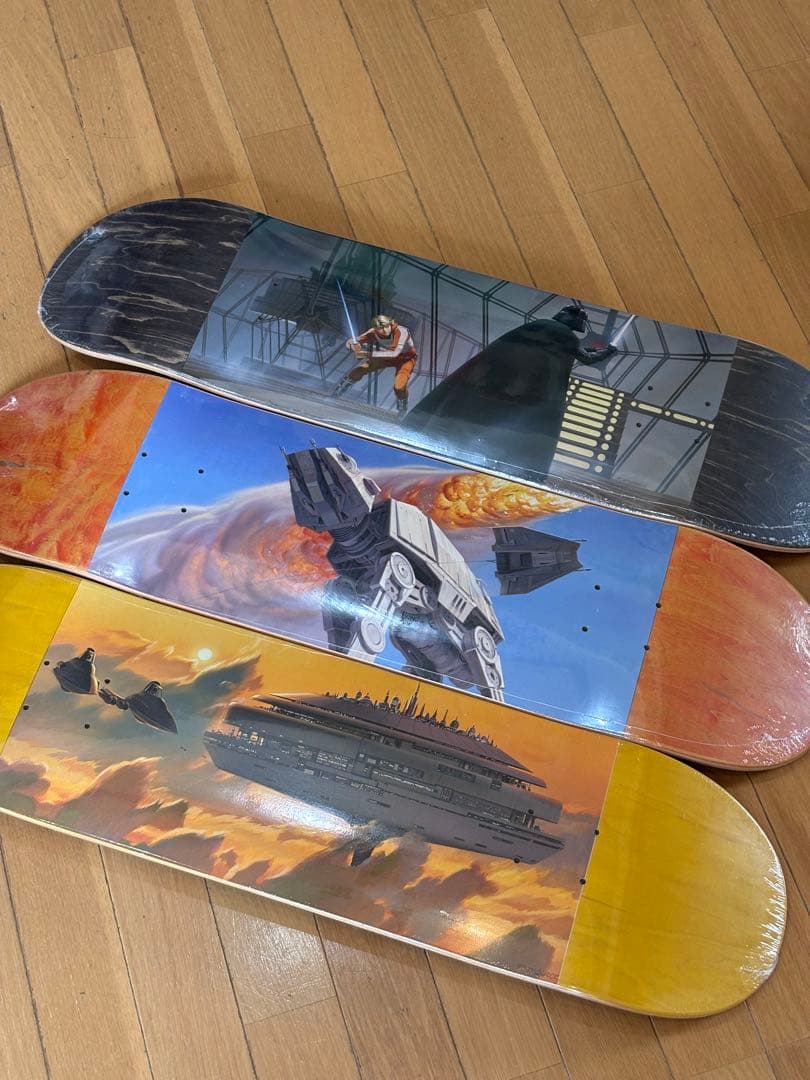 スター・ウォーズ スケートボードデッキ 3枚セット