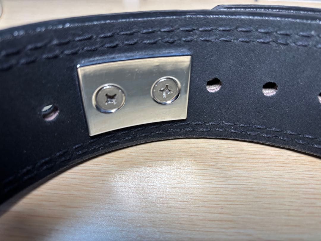 松*樹様 JURASSIC GEAR オリジナルレザーベルト ブラック Sサイズ