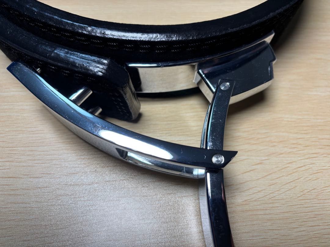 松*樹様 JURASSIC GEAR オリジナルレザーベルト ブラック Sサイズ