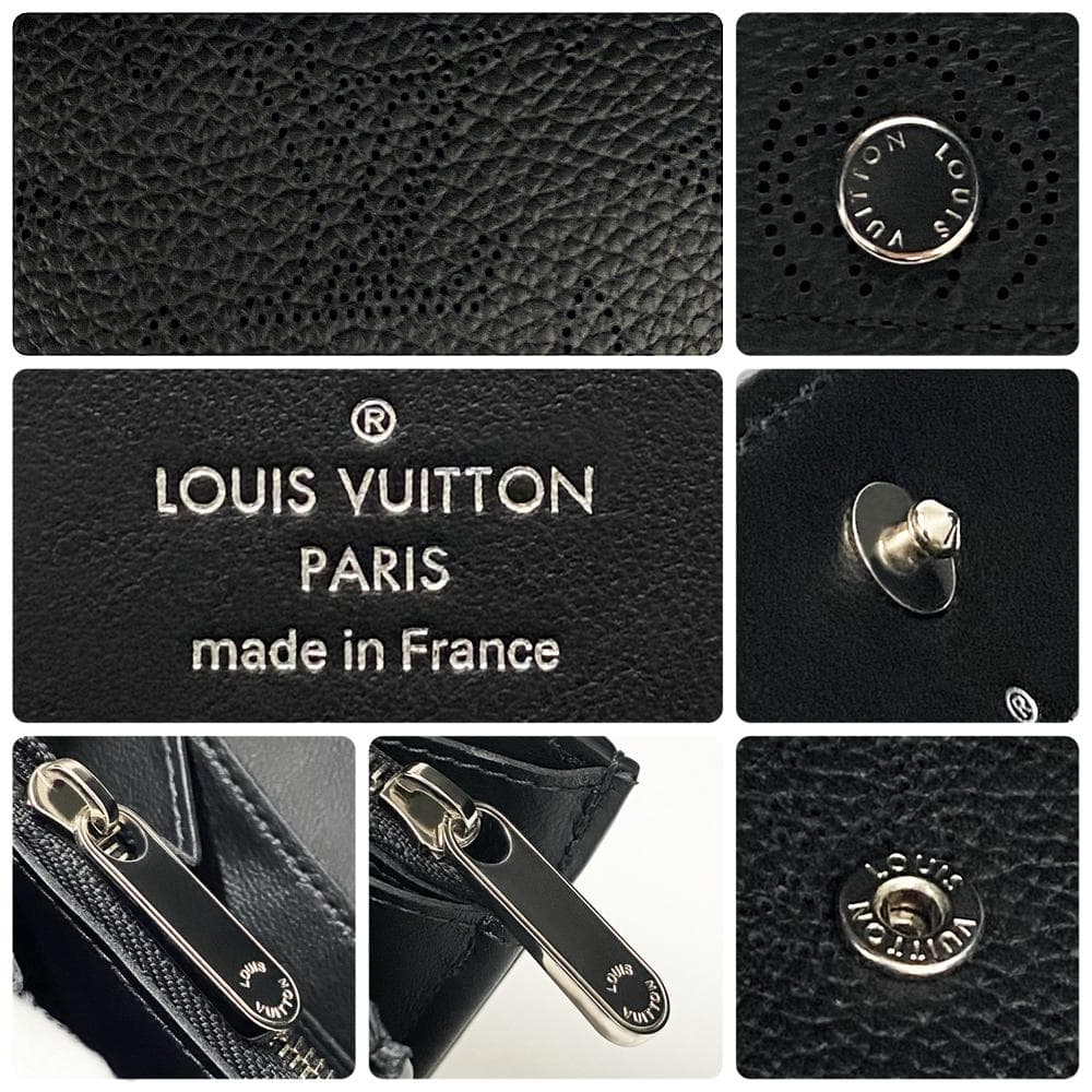 【極上美品】ルイヴィトン マヒナ ポルトフォイユ・イリス ノワール IC搭載