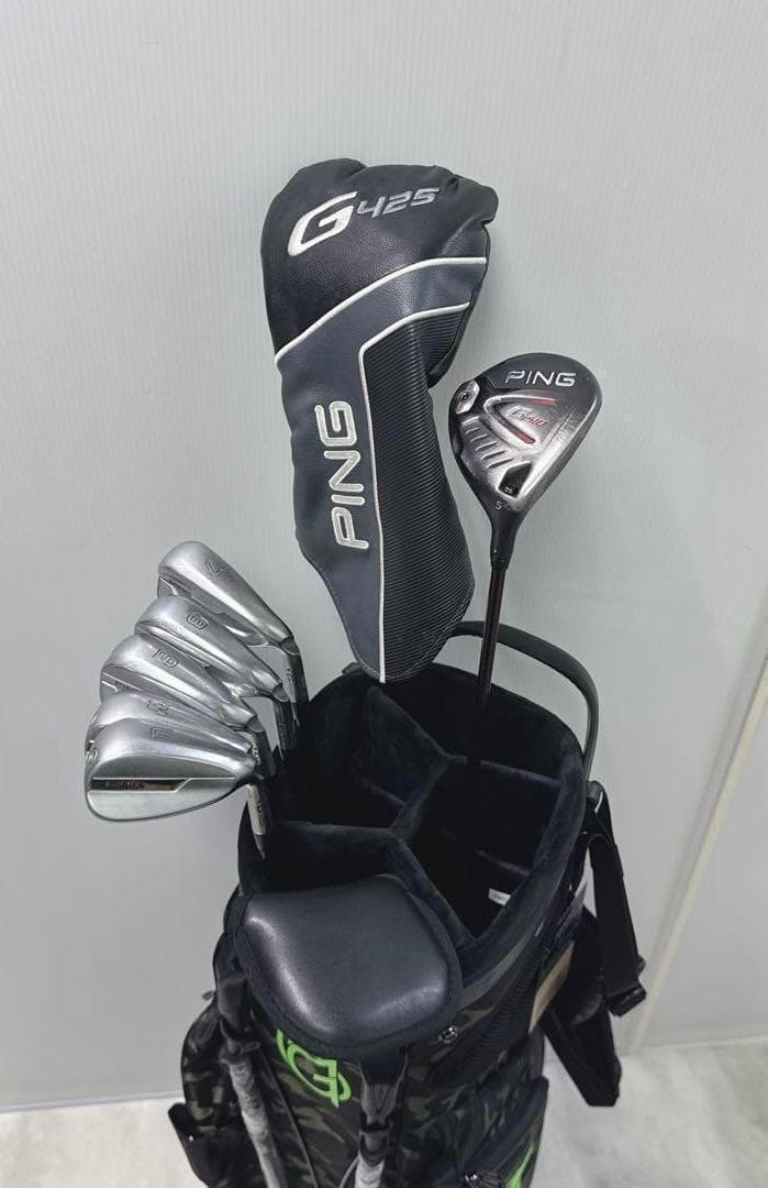 新品グリップ 8本クラブセット PING G425 G410 G700 右