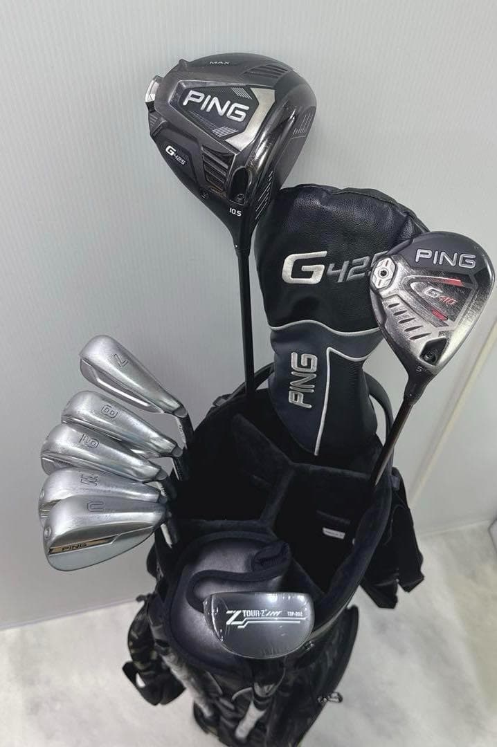 新品グリップ 8本クラブセット PING G425 G410 G700 右