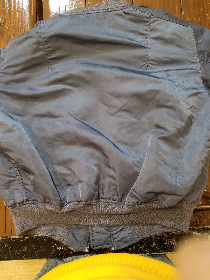 ALPHA INDUSTRIES☆90's MA-1☆ブルー☆50's復刻☆L