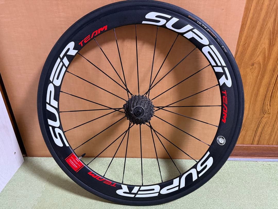 SUPER TEAM ホイール前後セット(タイヤ、スプロケも含む) 2025年最新