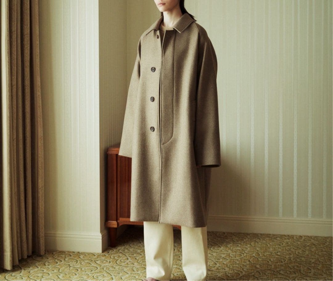 HERILL ヘリルファーストシーズンカシミヤ100% バルマカーンコート