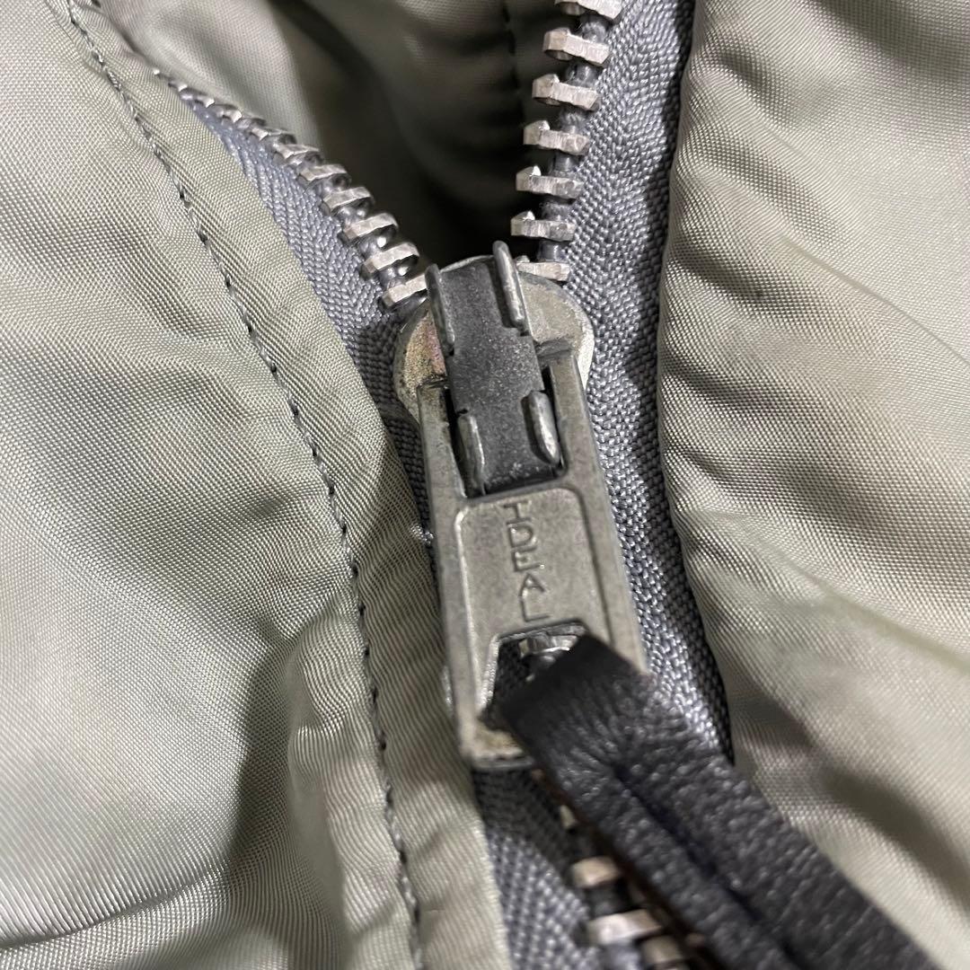 90s ALPHA アルファ N-2B フライトジャケット USA製 シルバー - メルカリ