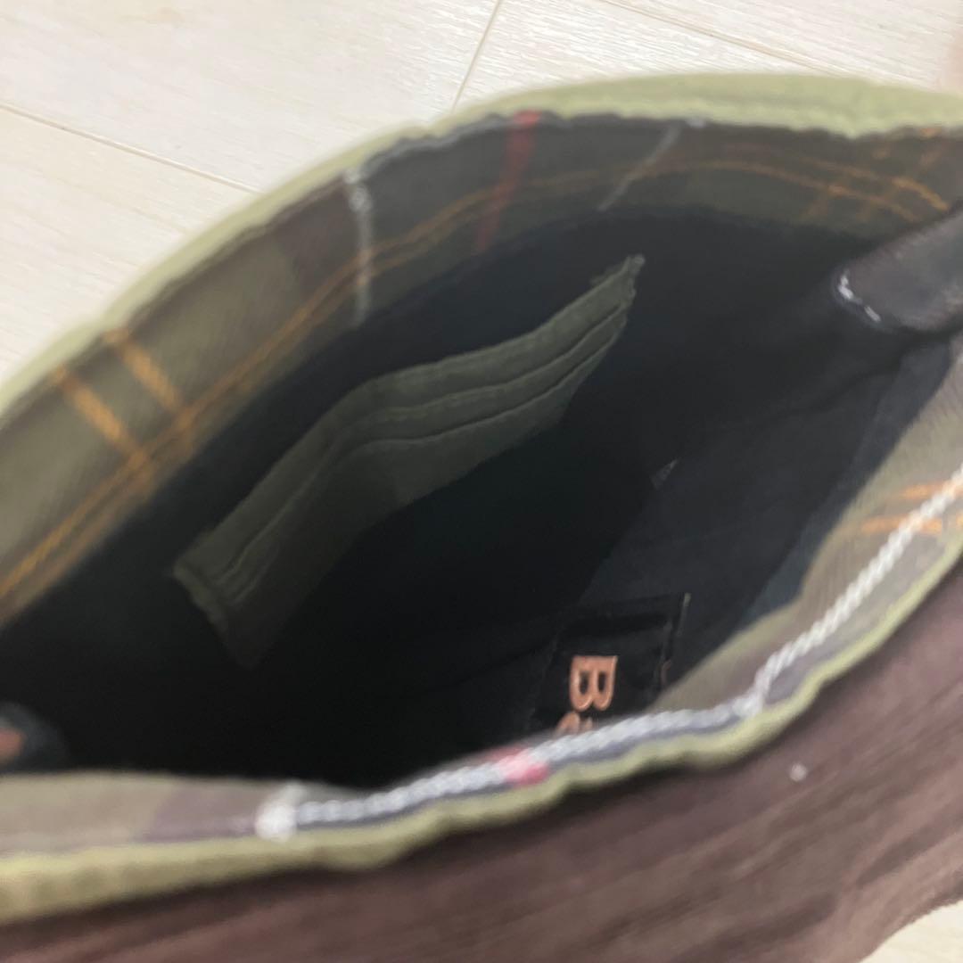 Barbour トランスポートクロスボディバッグ ショルダーバッグ 緑系