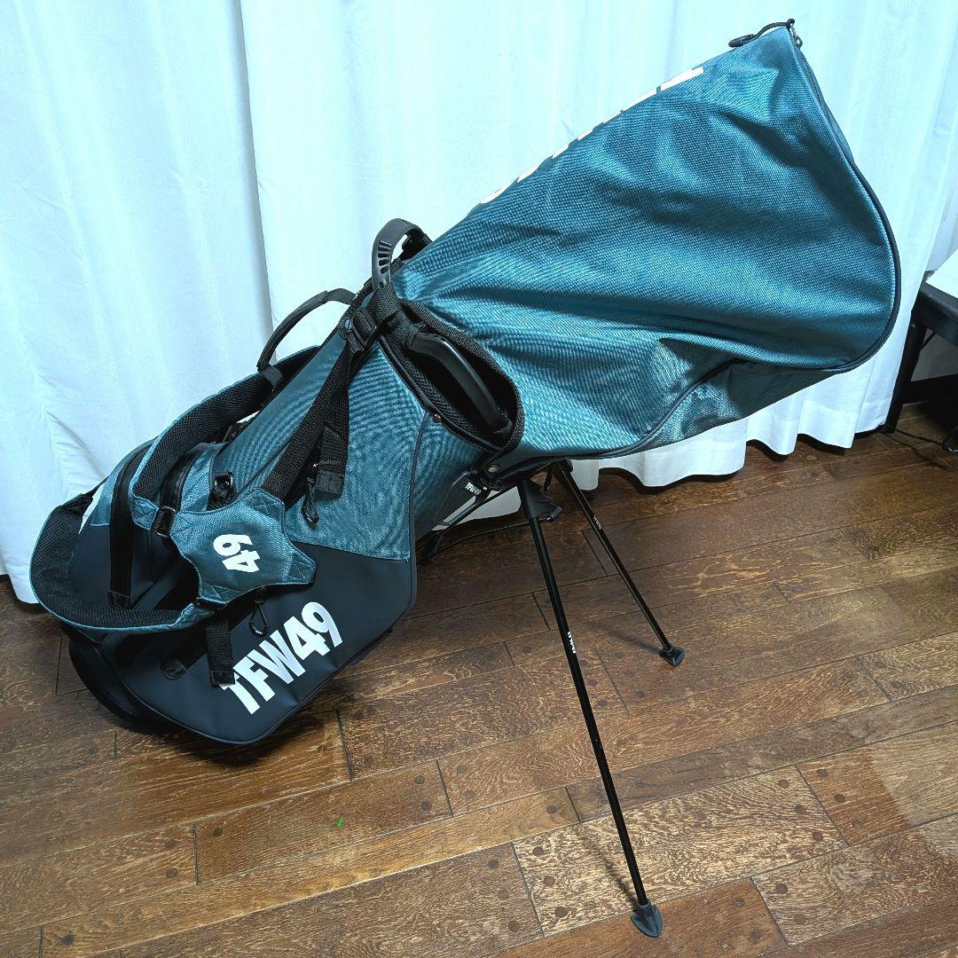 極美品】TFW49 FORTYNINE キャディバッグ フードカバー付き 極美品
