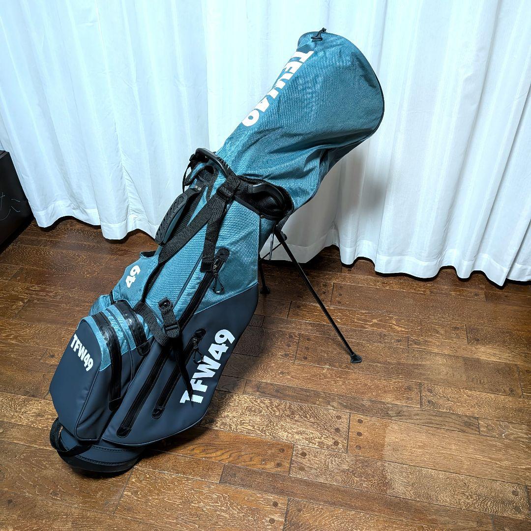 極美品】TFW49 FORTYNINE キャディバッグ フードカバー付き