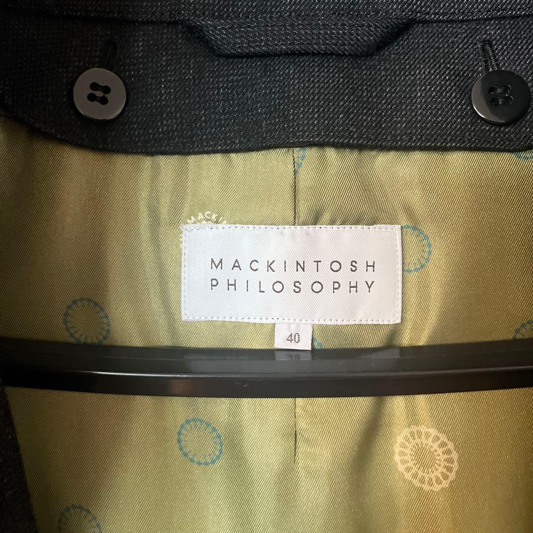 マッキントッシュフィロソフィー　ステンカラーコート　サイズ40