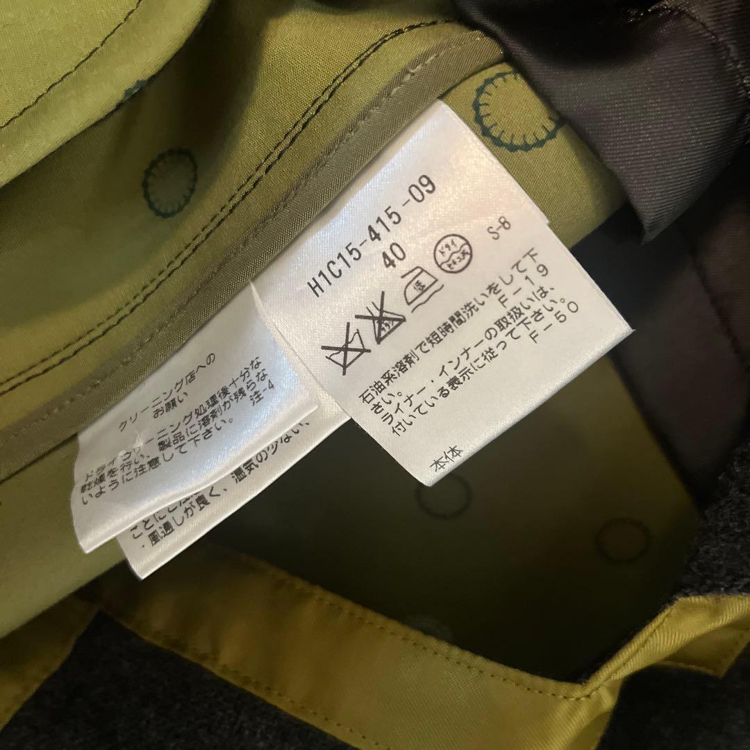 マッキントッシュフィロソフィー　ステンカラーコート　サイズ40