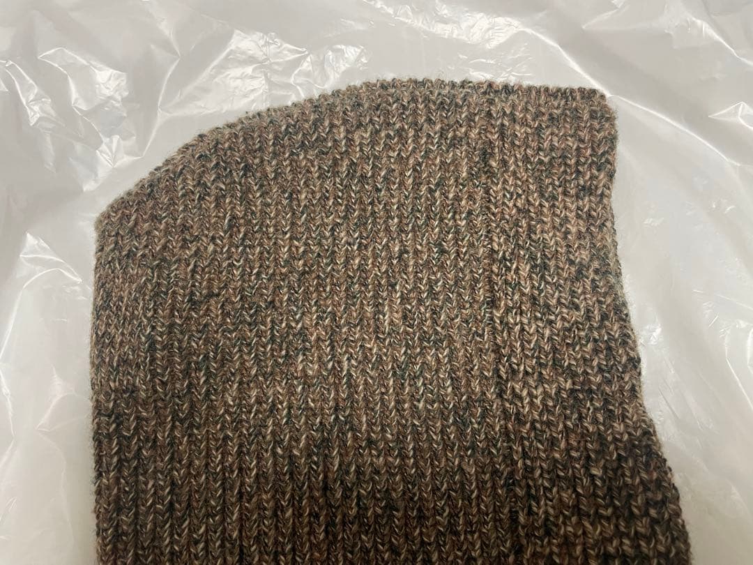 24aw NULLUS ドレープ バラクラバ メリノ ウール