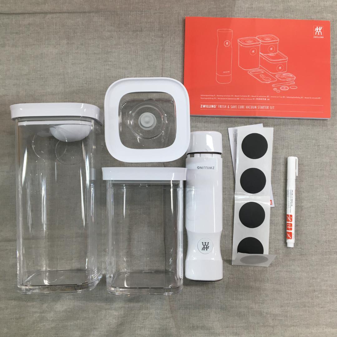 ケーブル欠品 ツヴィリング フレッシュ＆セーブ キューブ S 6点セット