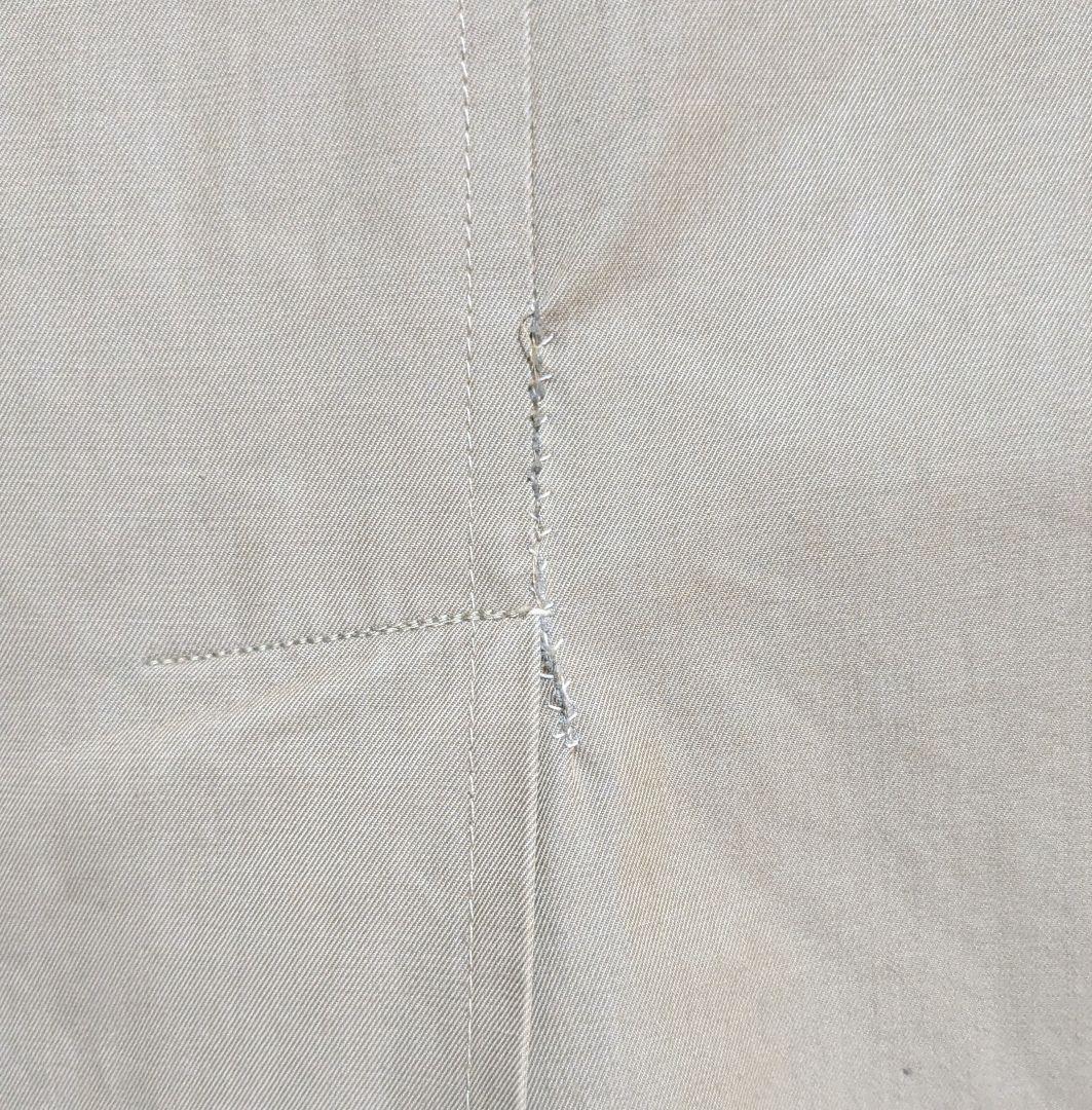 英国製 80〜90s バーバリー ステンカラーコート メンズ コットン 玉虫 7