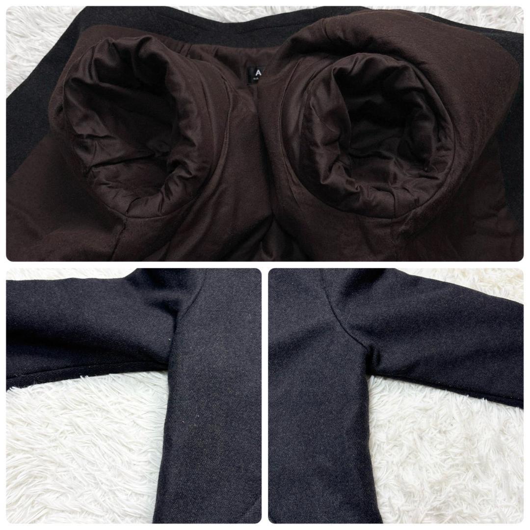 A.P.C. ダークグレー シングルブレスト コート チェスターコート 34