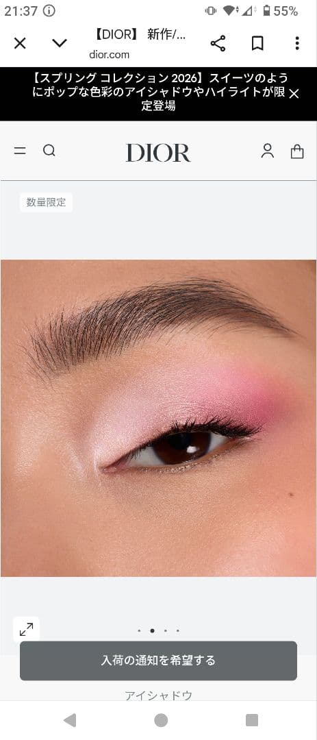 2026 スプリングコレクション ディオールショウ　サンククルール 865