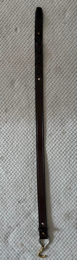 TORY LEATHER フックバックルベルト　32インチ