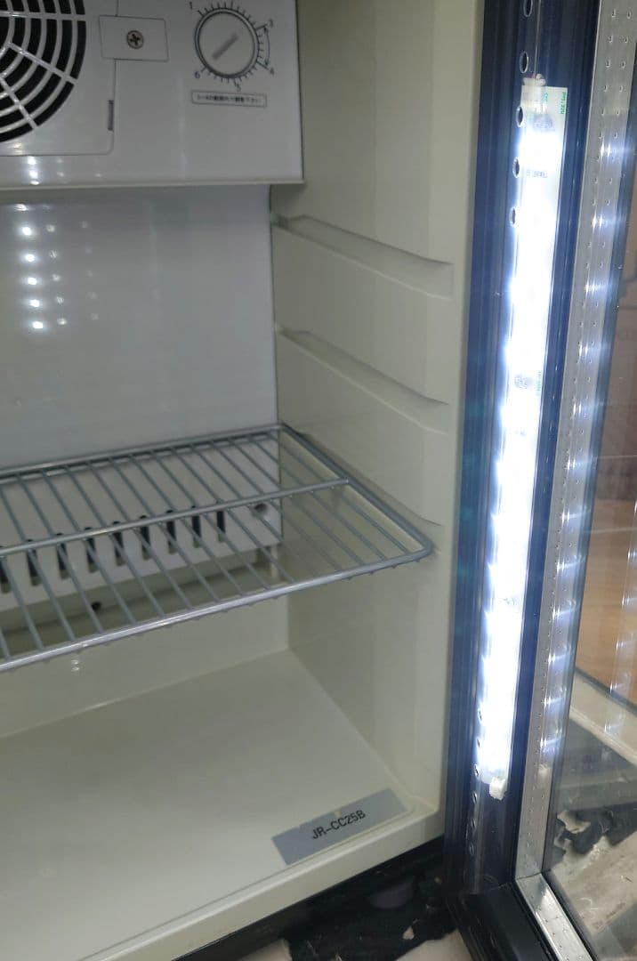 □【Coca-Colaネオン・LED搭載】Haier JR-CC25B 冷蔵庫