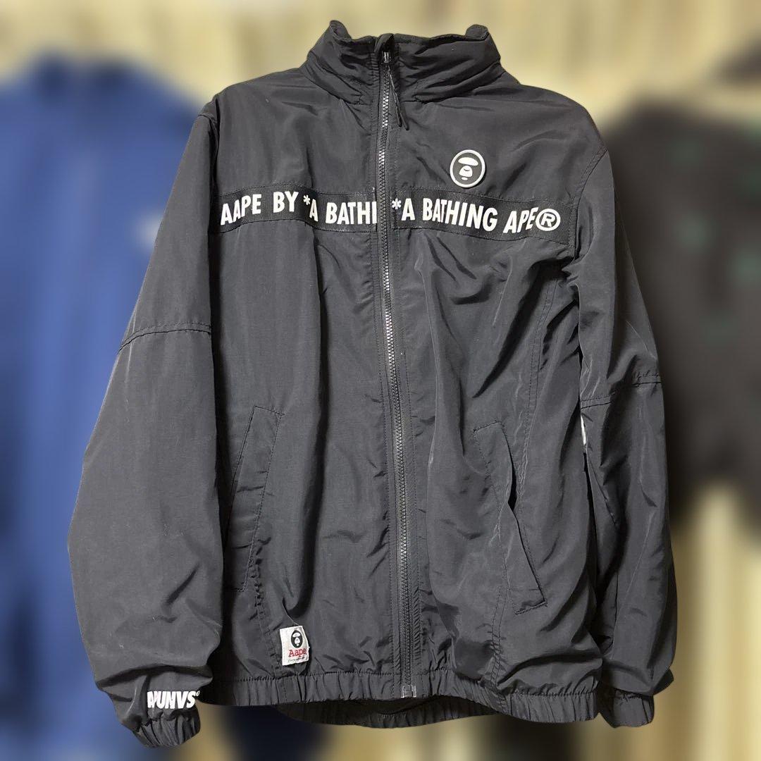 AAPE NOW ブラックジャケット Sサイズ - メルカリ