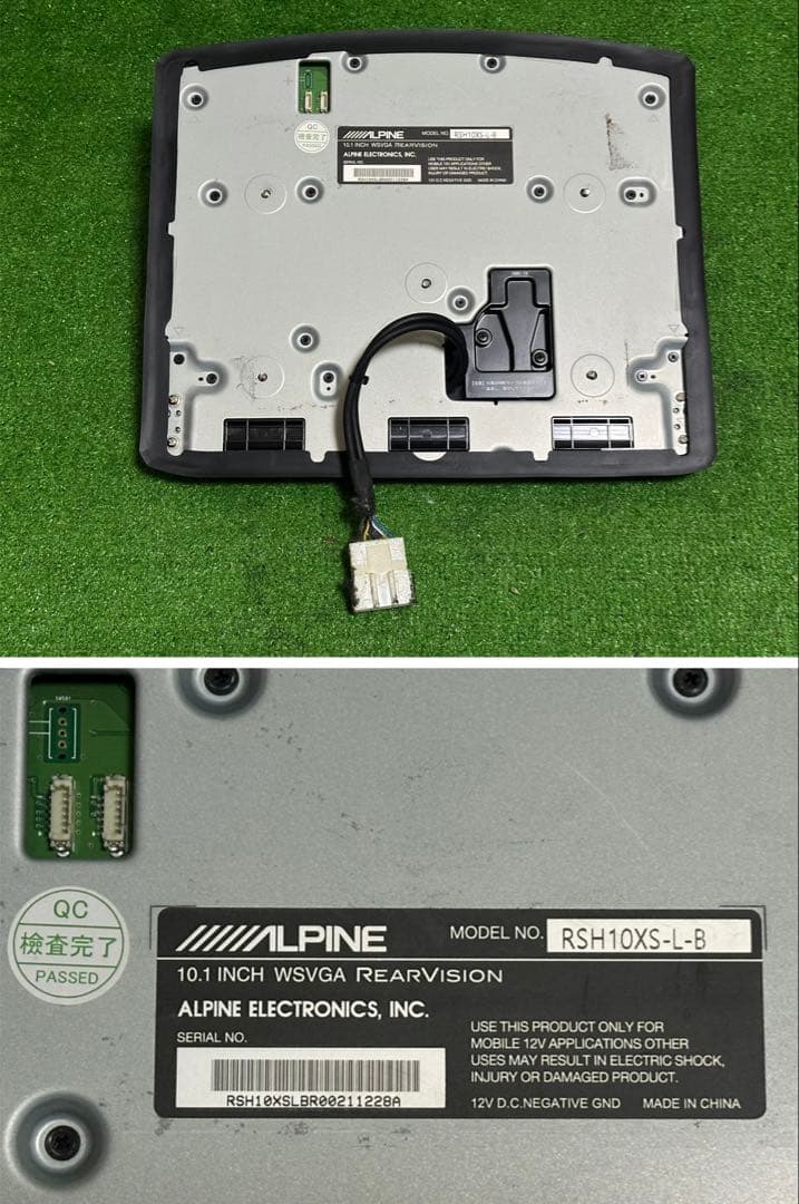 アルパイン RSH10XS-L-B 10.1インチフリップダウンモニターです
