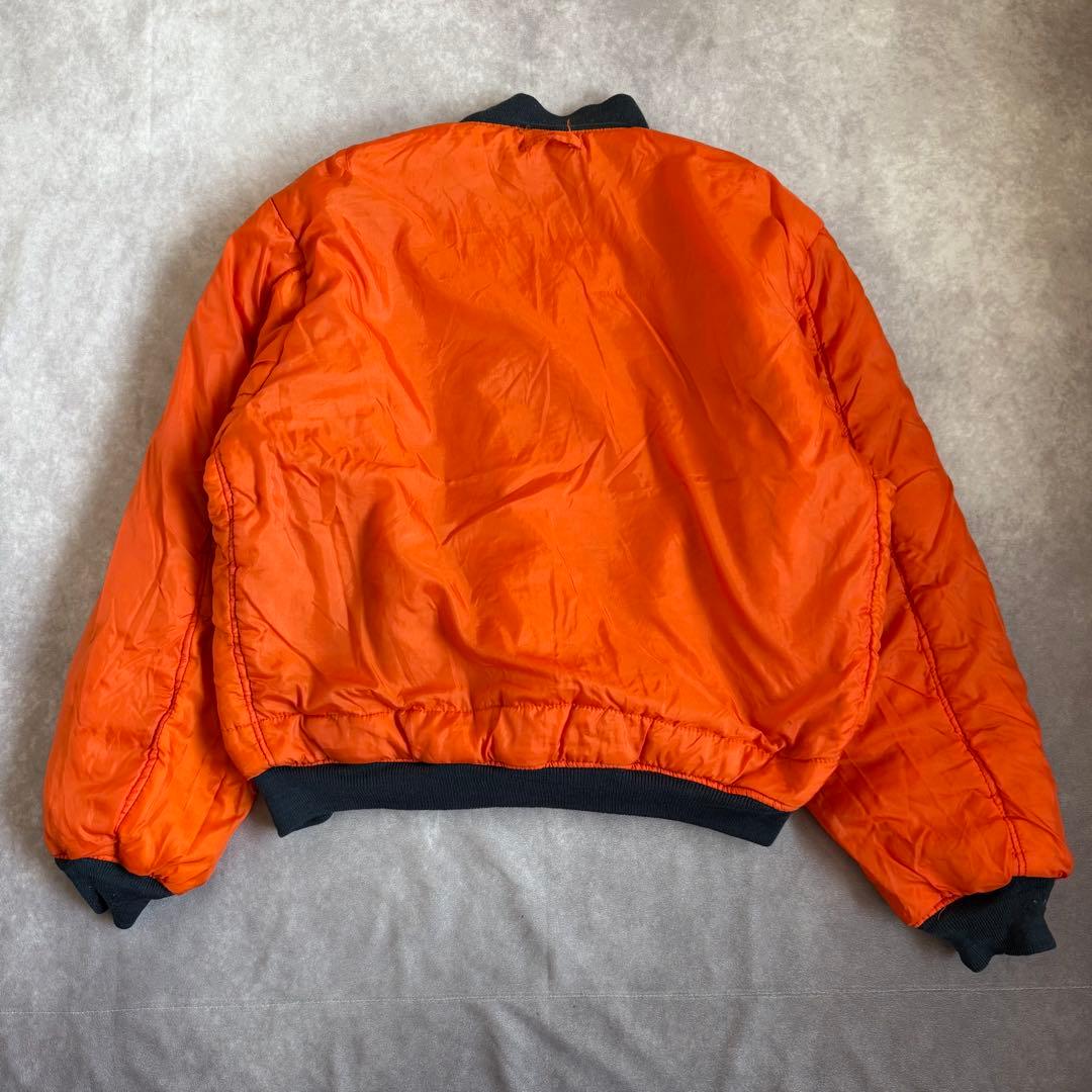 90s アルファ フライトジャケット ネイビー リバーシブル XL