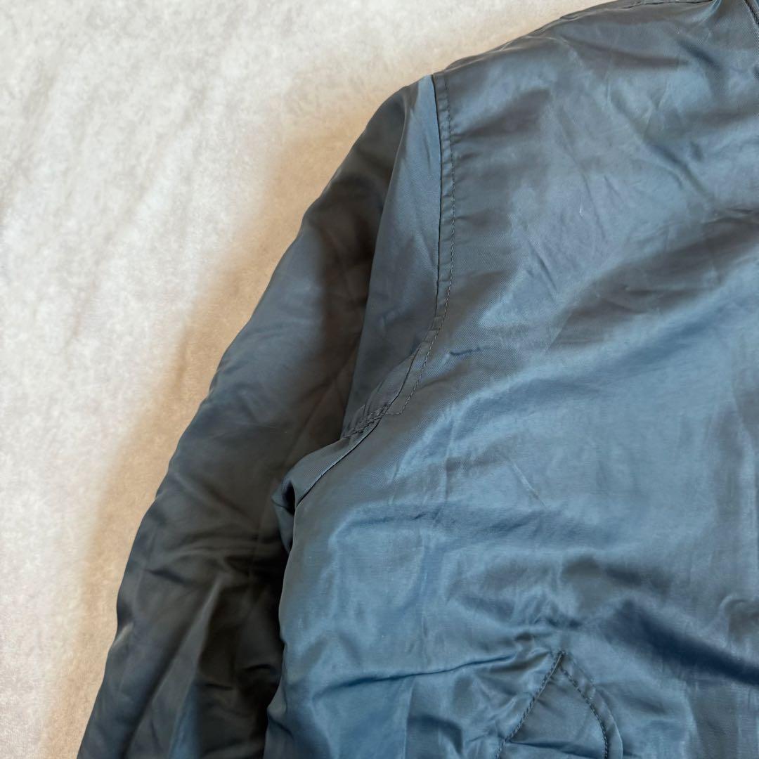 90s アルファ フライトジャケット ネイビー リバーシブル XL