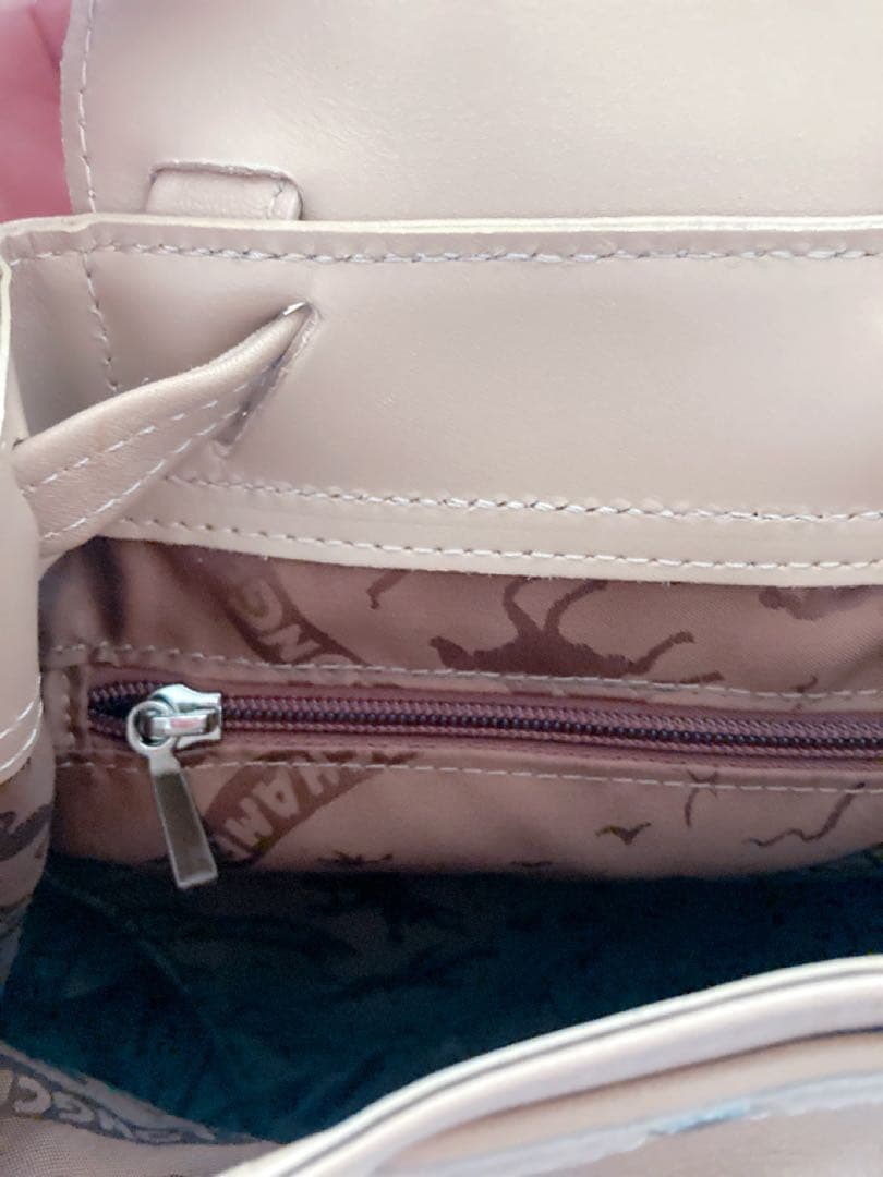 LONGCHAMP ロンシャン レザー リュック バックパック ベージュ 美品